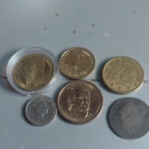 Assorted Collectible Coins(1897 USA Quarter+)